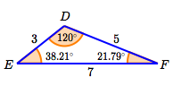 solving an SSS triangle