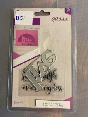 edgeable sentiment stamp and die set