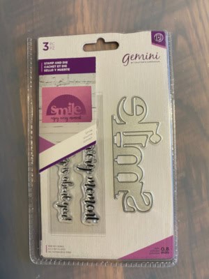 edgeable sentiment stamp and die set