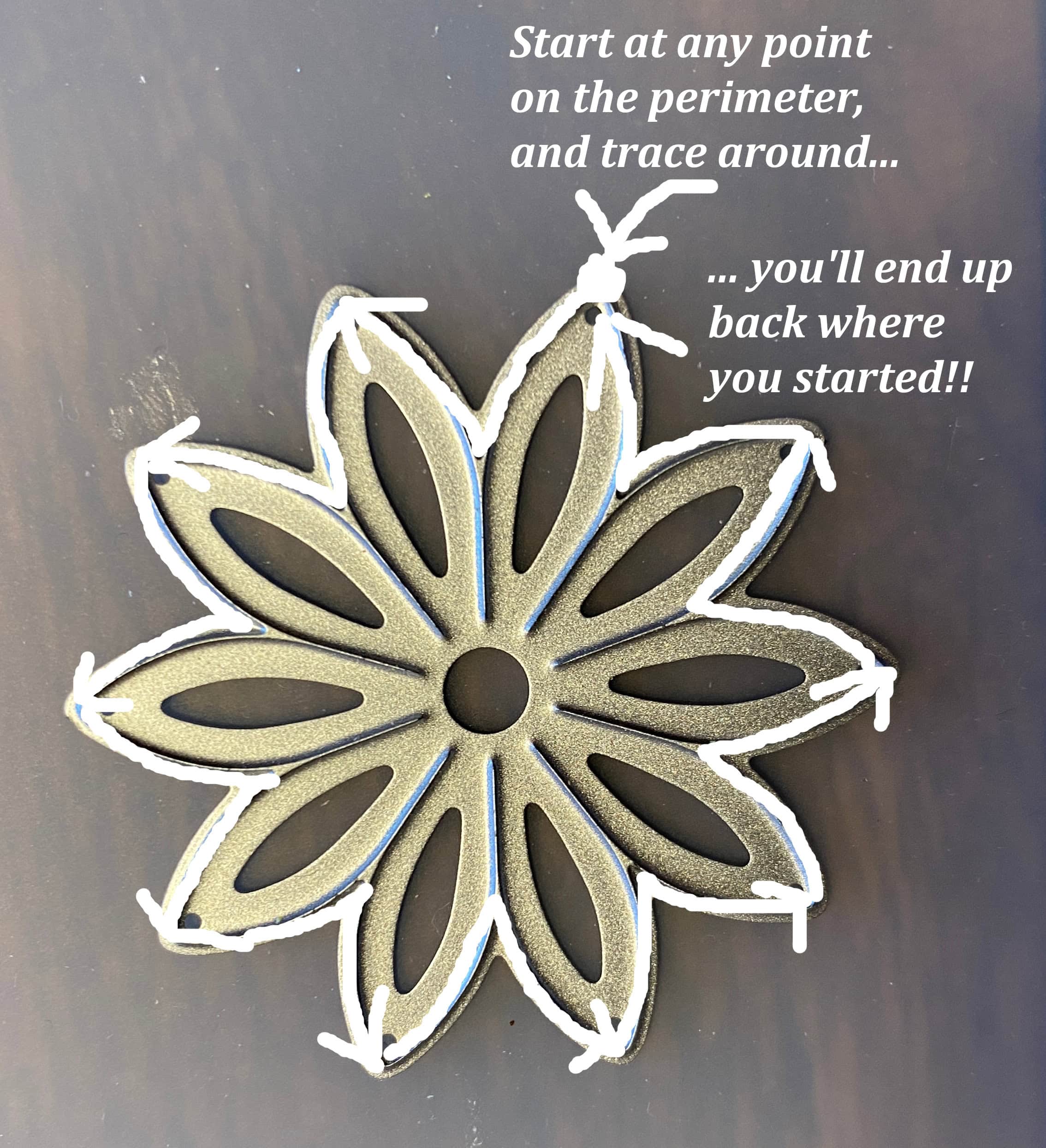 identifying a standard die