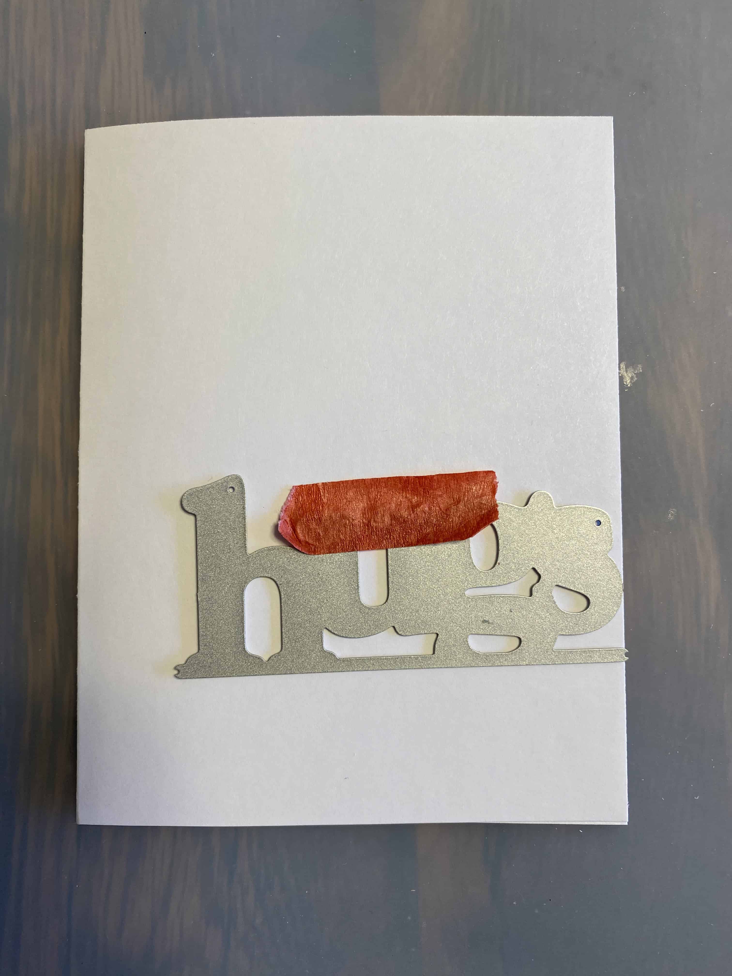 using an edgeable die for a card