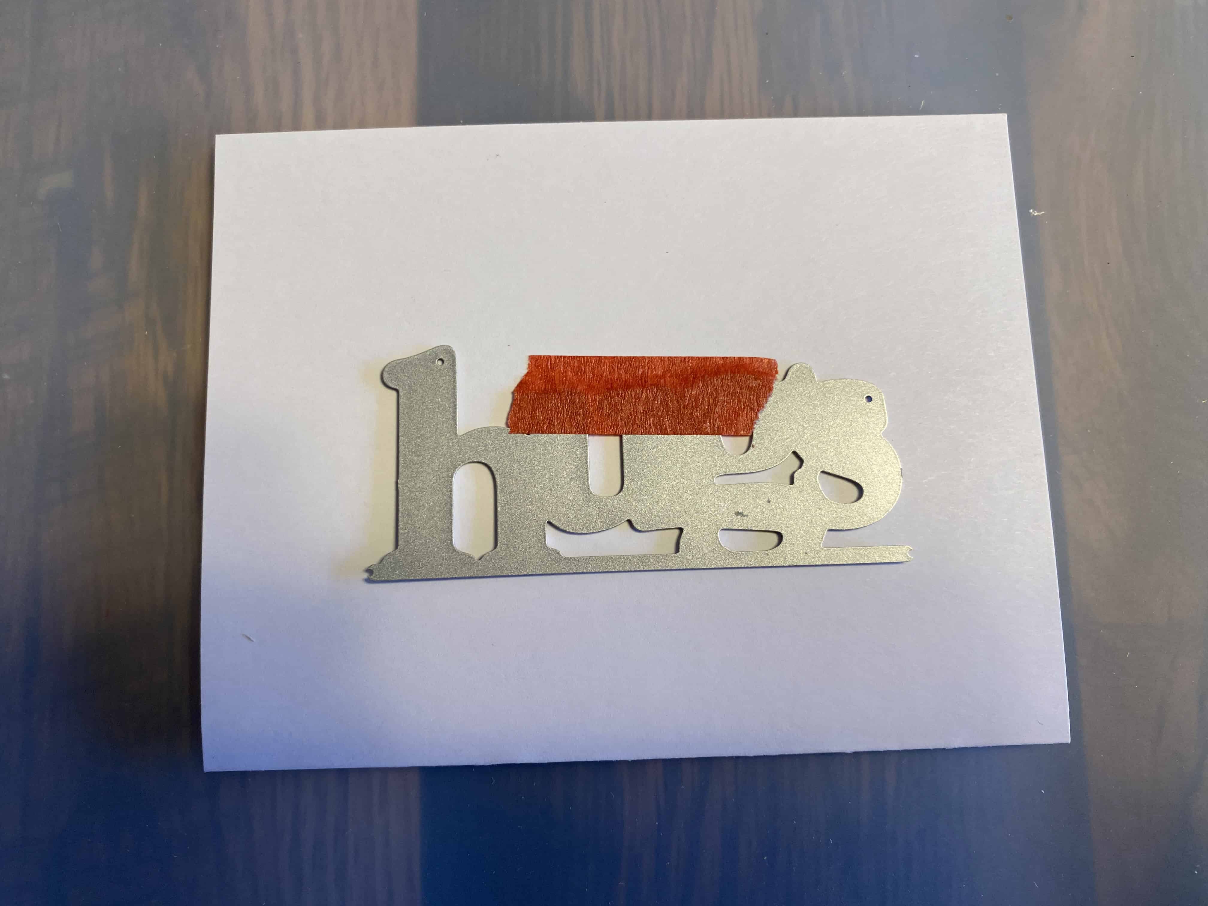 using an edgeable die for a card