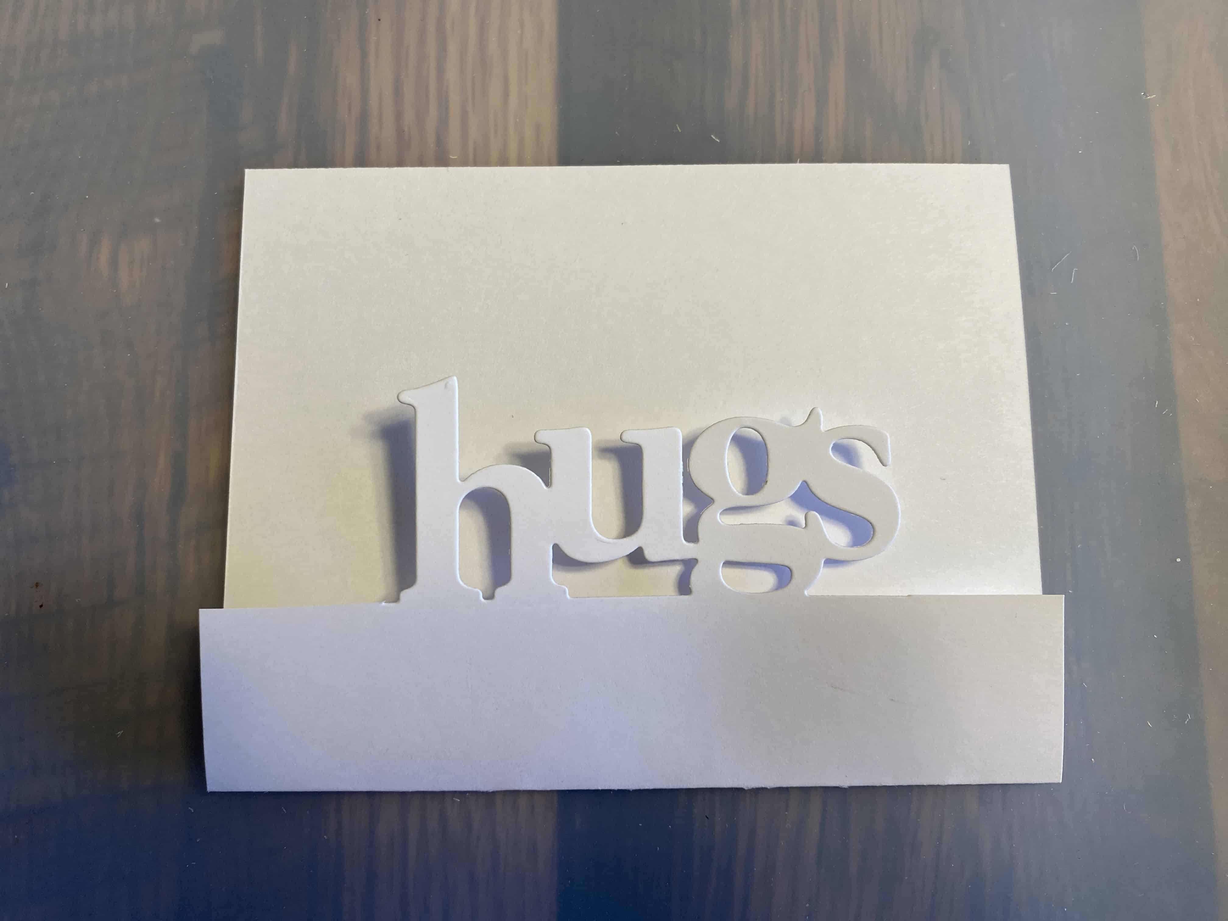using an edgeable die for a card