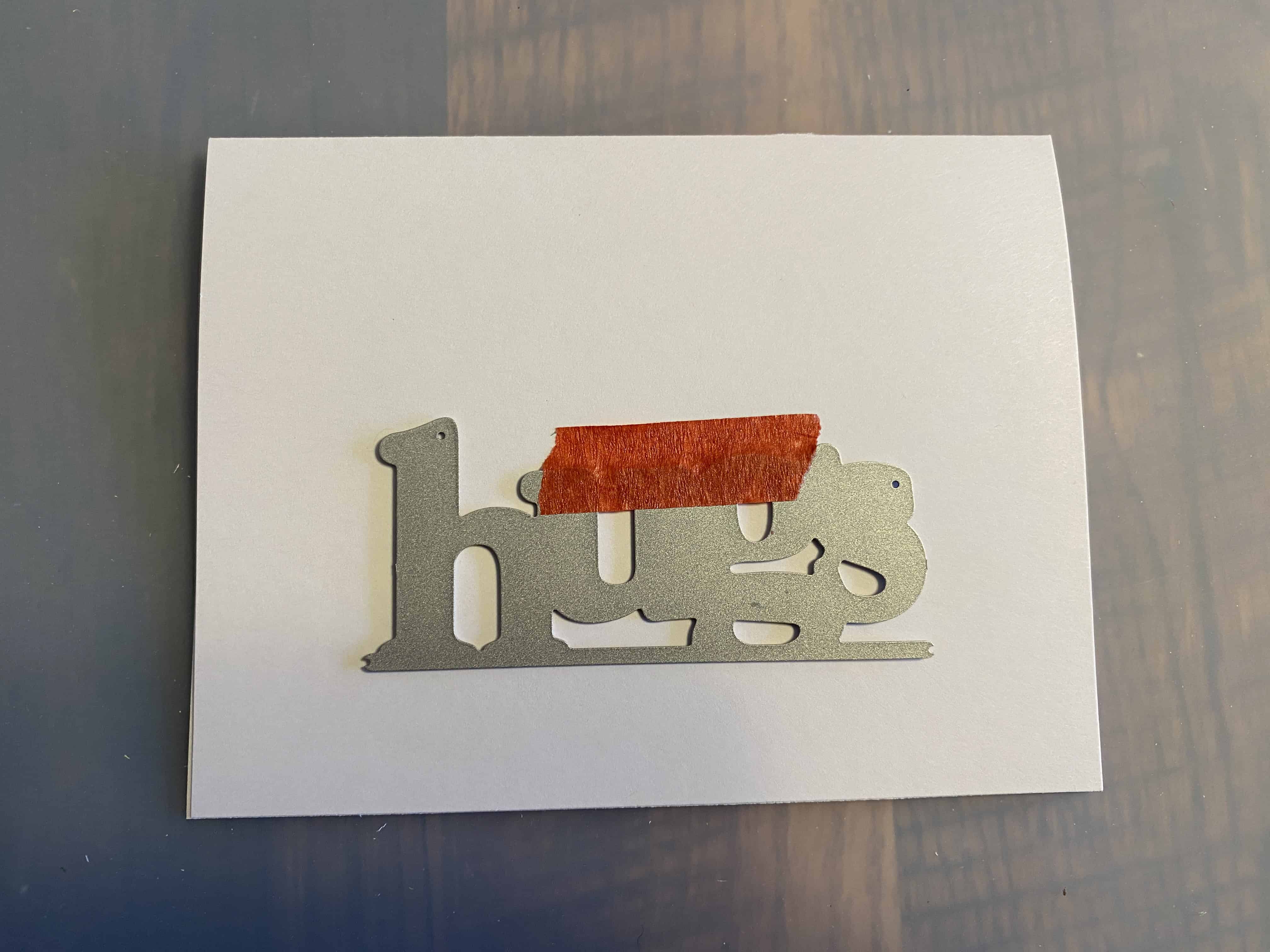 using an edgeable die for a card