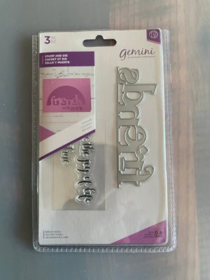 edgeable sentiment stamp and die set