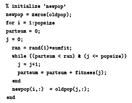 MATLAB code for reproduction