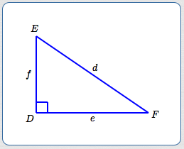 a right triangle