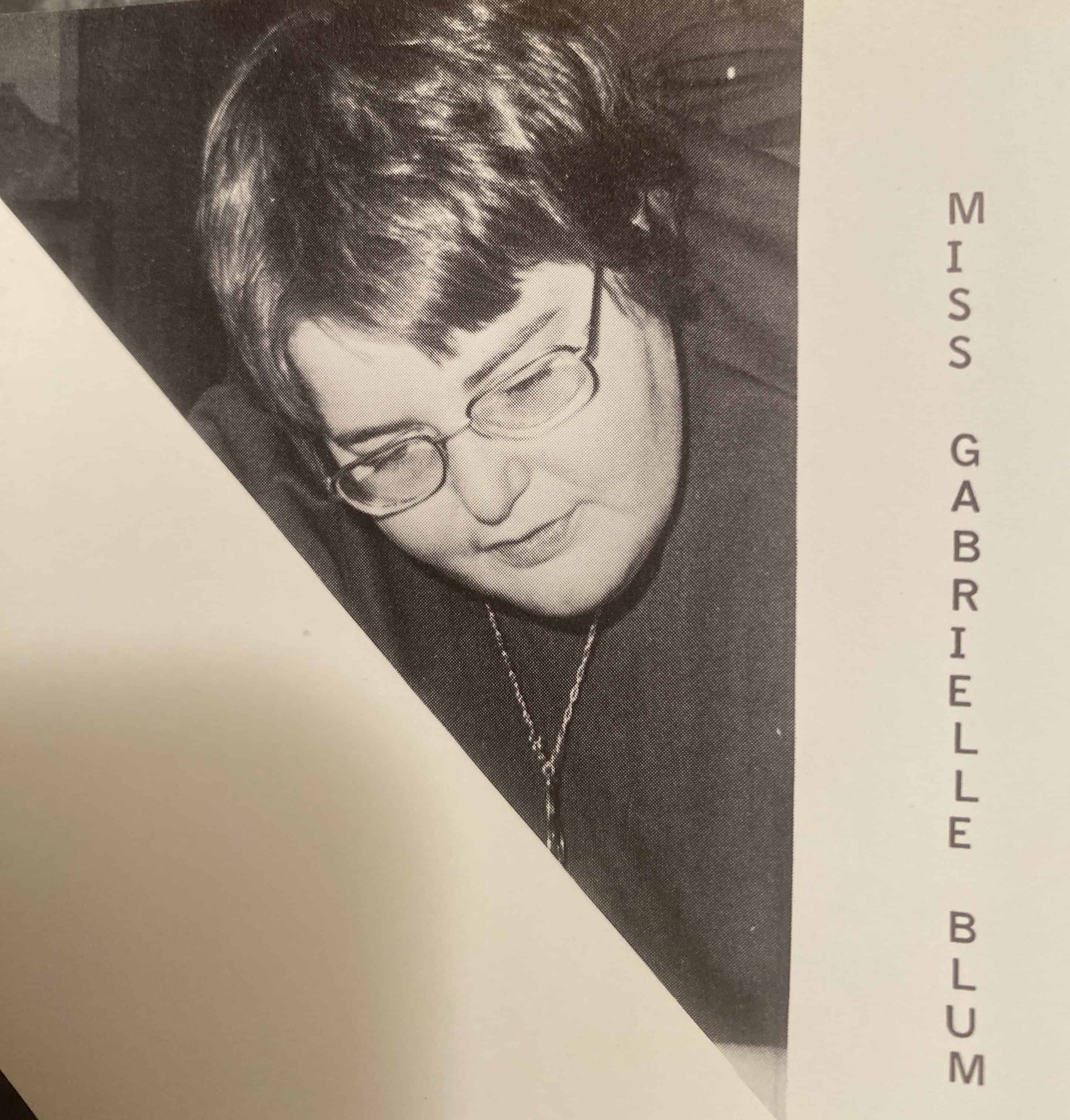 Jean Vreeland in the 1976 Monument Mountain Regional High School yearbook