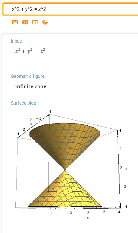 a double cone