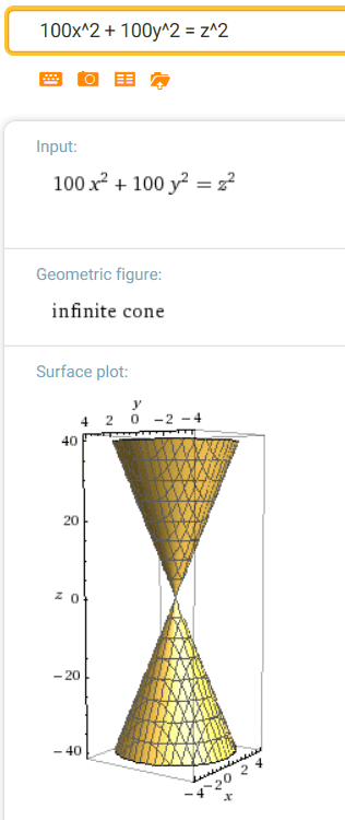 a double cone