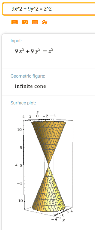 a double cone