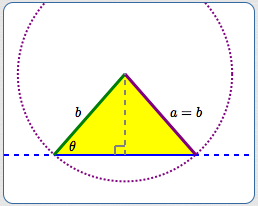 exactly one triangle in an SSA situation