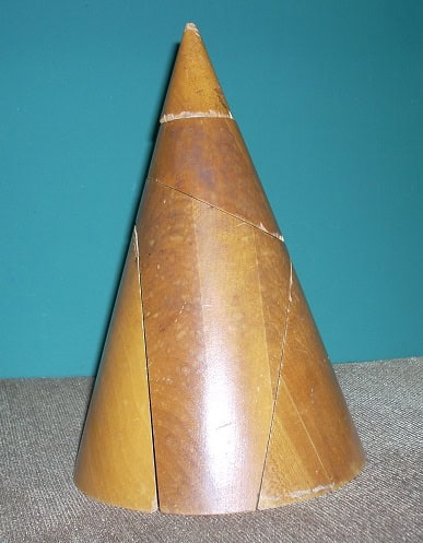 a right circular cone