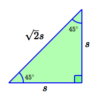 45-45-90 triangle